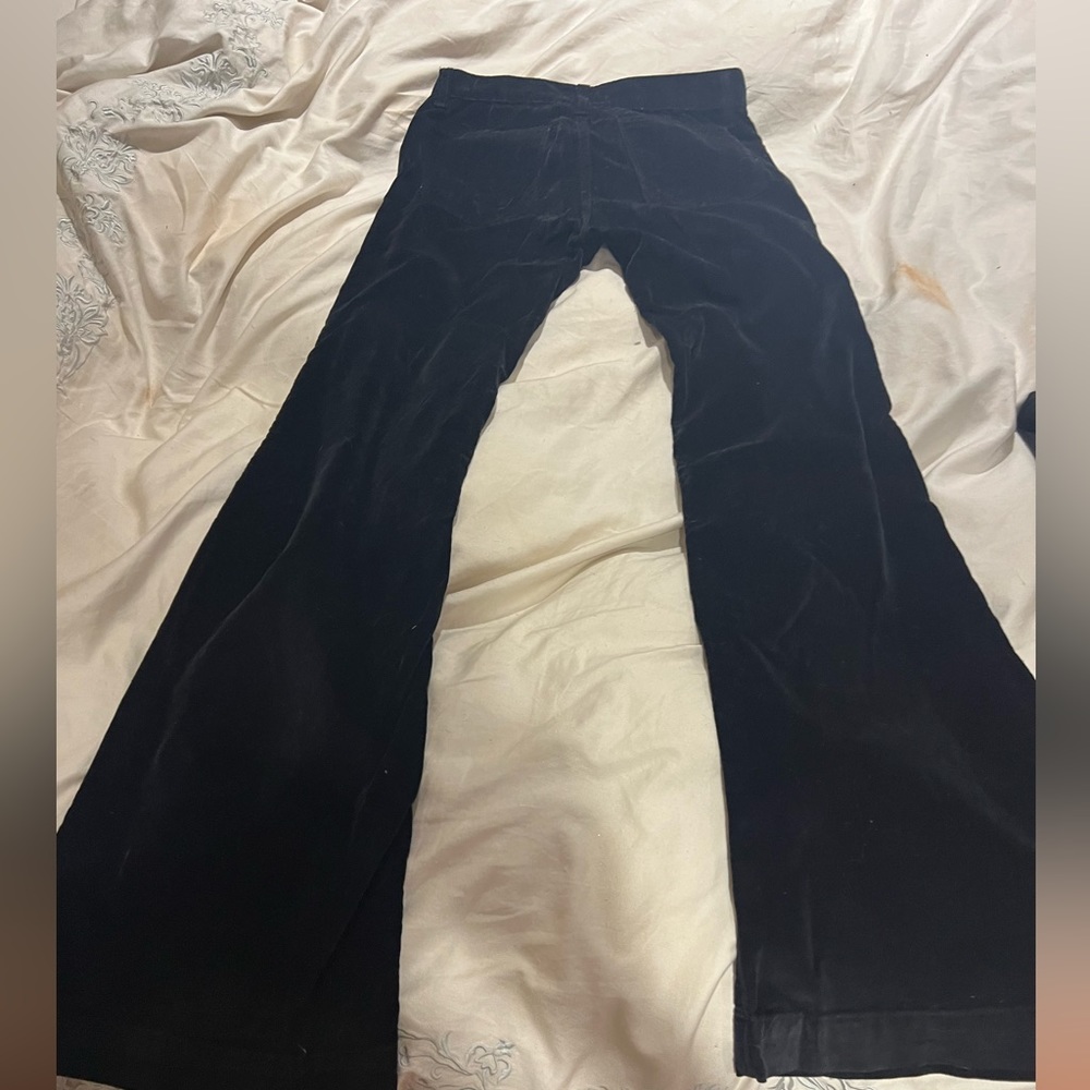 Anlo black velvet pants size 25